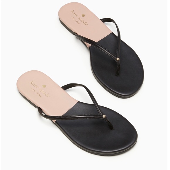 Kate spade leather flip flops Clearance